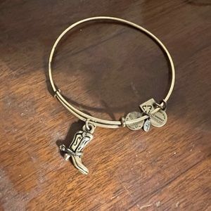 Alex and Ani cowboy Boot bracelet